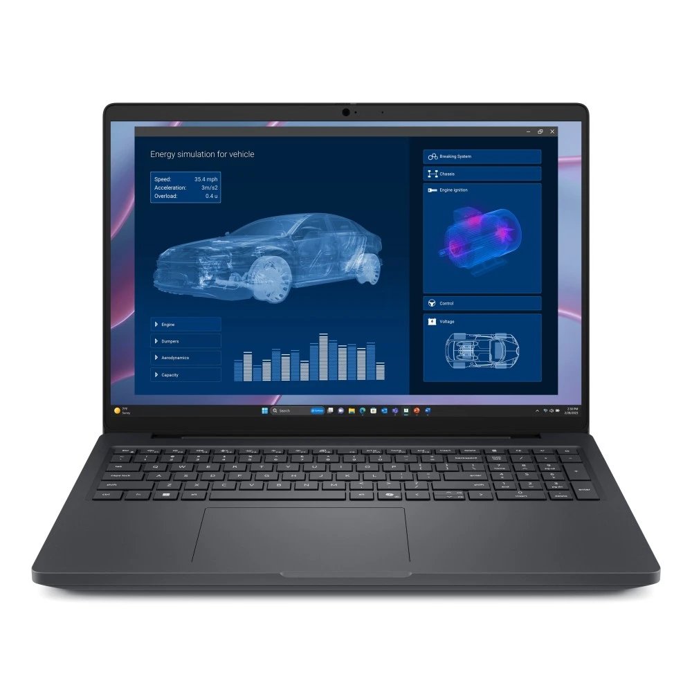 Pc portátil AMD Ryzen AI 7 Pro 350 16" Windows 11 Pro Dell PRO MAX 16 RAI7PRO Ram 32 GB Disco 512 GB | SSD NVMe, Uso profesional y IA, Carga rápida, Negro