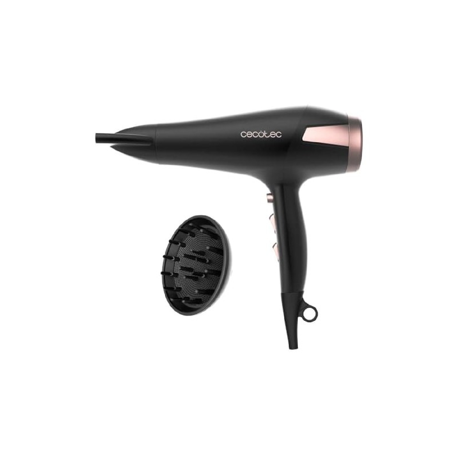 Cecotec Secador de Pelo Bamba IoniCare Elegance. 2400W con Motor AC, Tecnología de Iones y Gran caudal de Aire