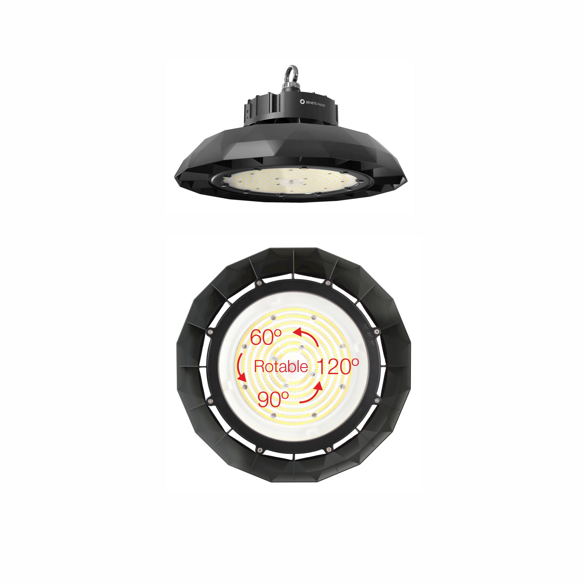 Lámpara LED industrial UFO LENS DALI 150W 100-260V 5000K - Beneito & Faure