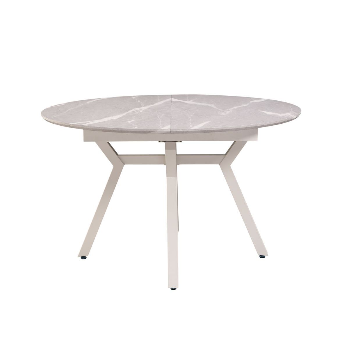 Mesa de comedor Paul redonda extensible 76x130-180x130 cm Adec