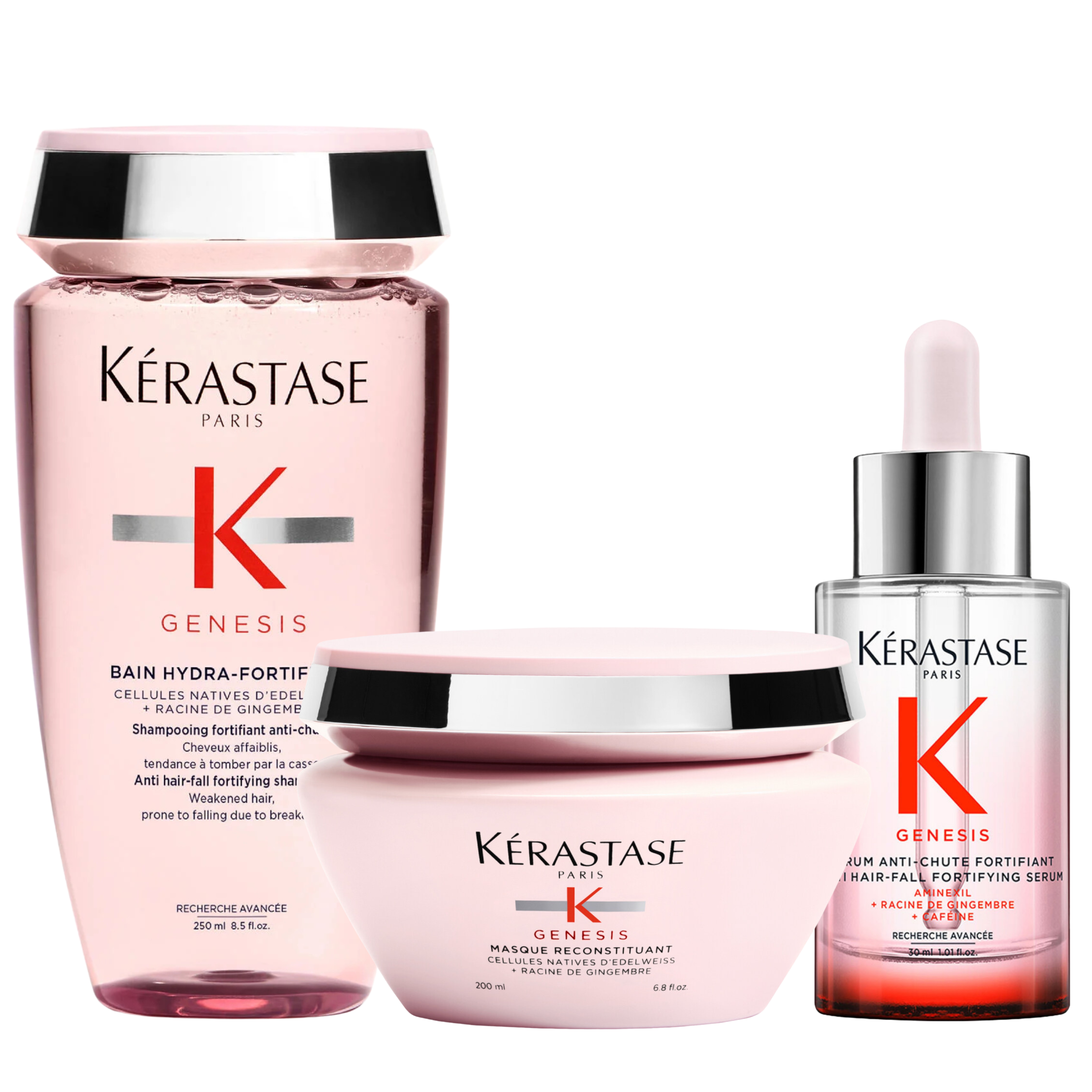 Kérastase Genesis Sérum Anti-Caída Fortificante 30 ML – Tratamiento Fortificante para Cabello Debilitado
