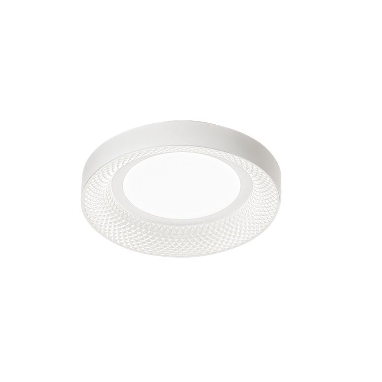 Lámpara de techo LED HIVE en metal blanco mate 30W Perenz ø35cm