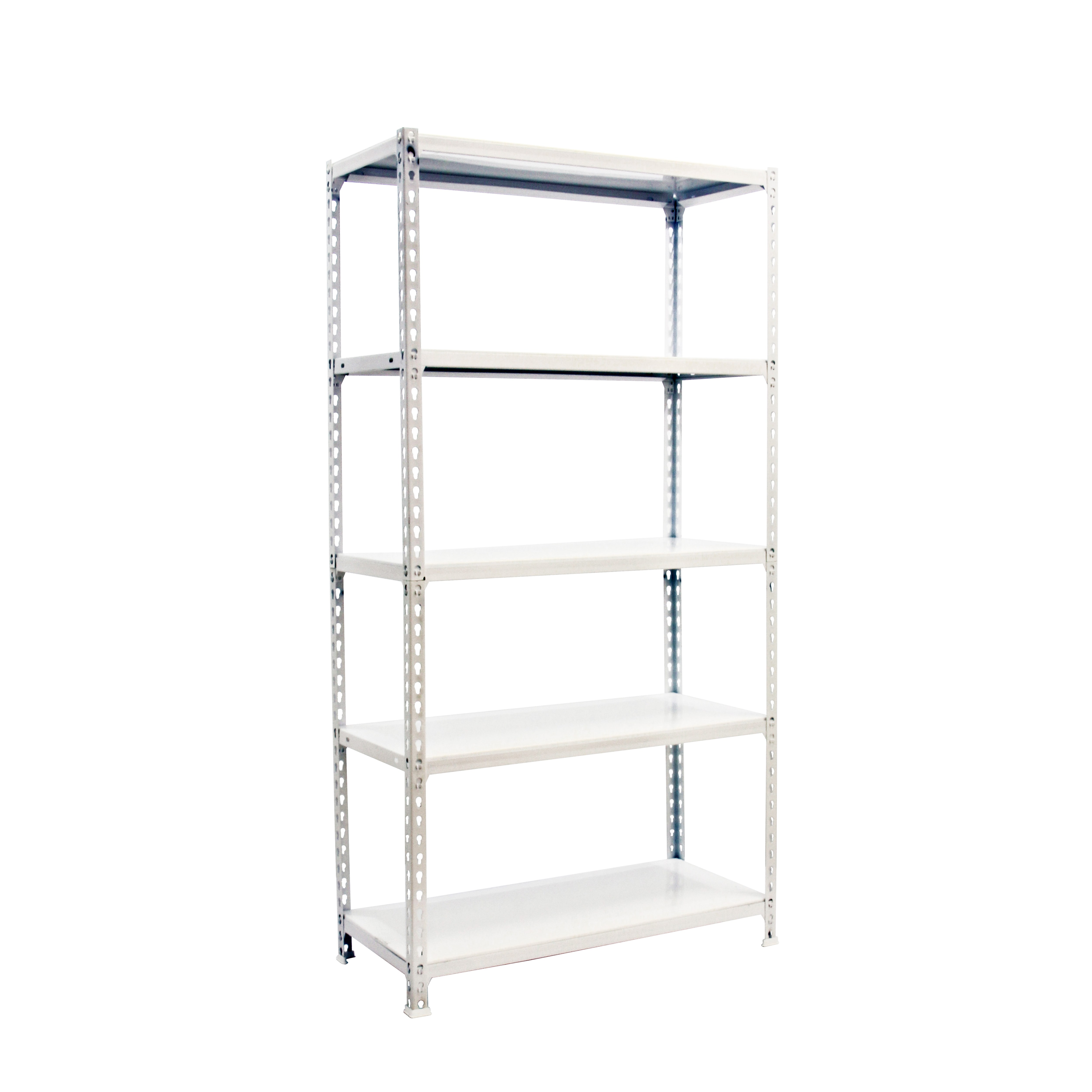 SimonRack Estanteria Metalica Almacenaje de Acero, 1800x900x300 mm, 5 Baldas, Soporta 180 kg de Punto Flexión por balda, Blanco - Simonclick