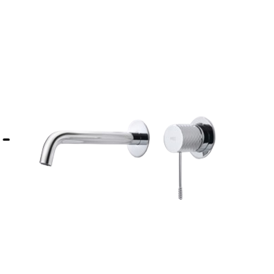 IMEX GENOVA GLG053 Grifo monomando empotrado para lavabo hecho de latón con acabado cromado
