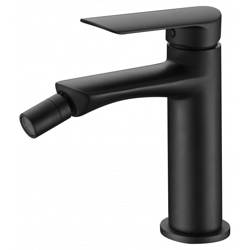 Imex Ural BDG040-2NG grifo monomando para bidé con cartucho cerámico de 35 mm en color negro mate