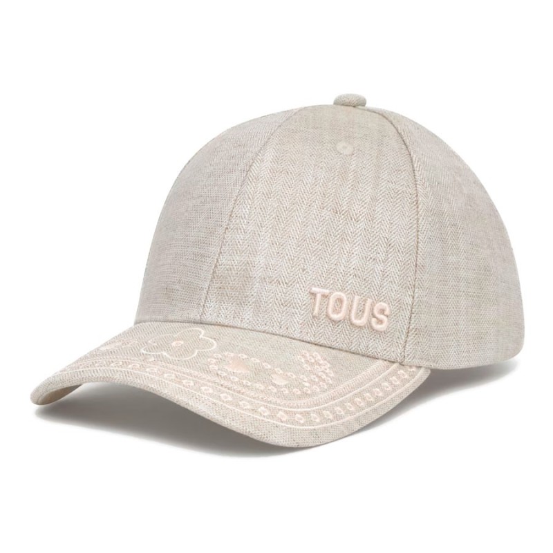 Gorra Tous Motifs Beige Bordado Paisley 2002439201