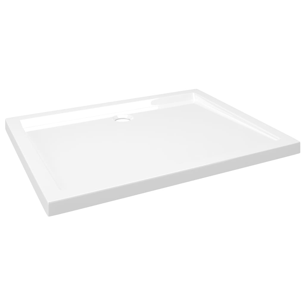 vidaXL Plato de Ducha Rectangular ABS 80x100 cm Placa Receptor Baño Aseo Baño Color Blanco,  Negro, y mas