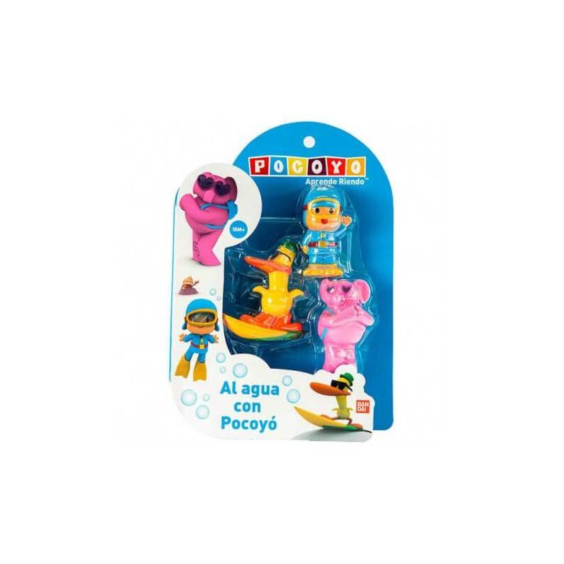 Figuras de Baño Pocoyó Al Agua de Bandai - Divertido Juego de Baño para Niños Pequeños