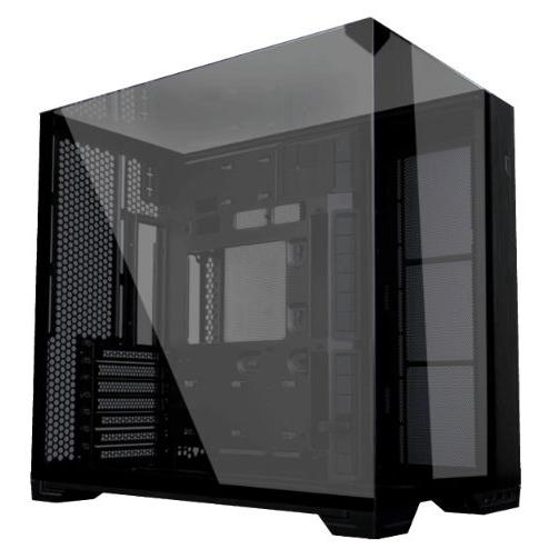 Lian Li - Caja para PC O11D Vision Compact con ventana de cristal templado, soporte para GPU hasta 430 mm y refrigeración líquida 360 mm, color negro