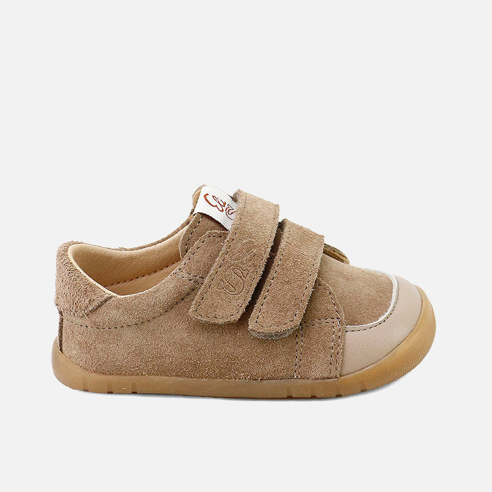 Deportivos barefoot doble cierre velour alpaca Elisoft | Eli 1957