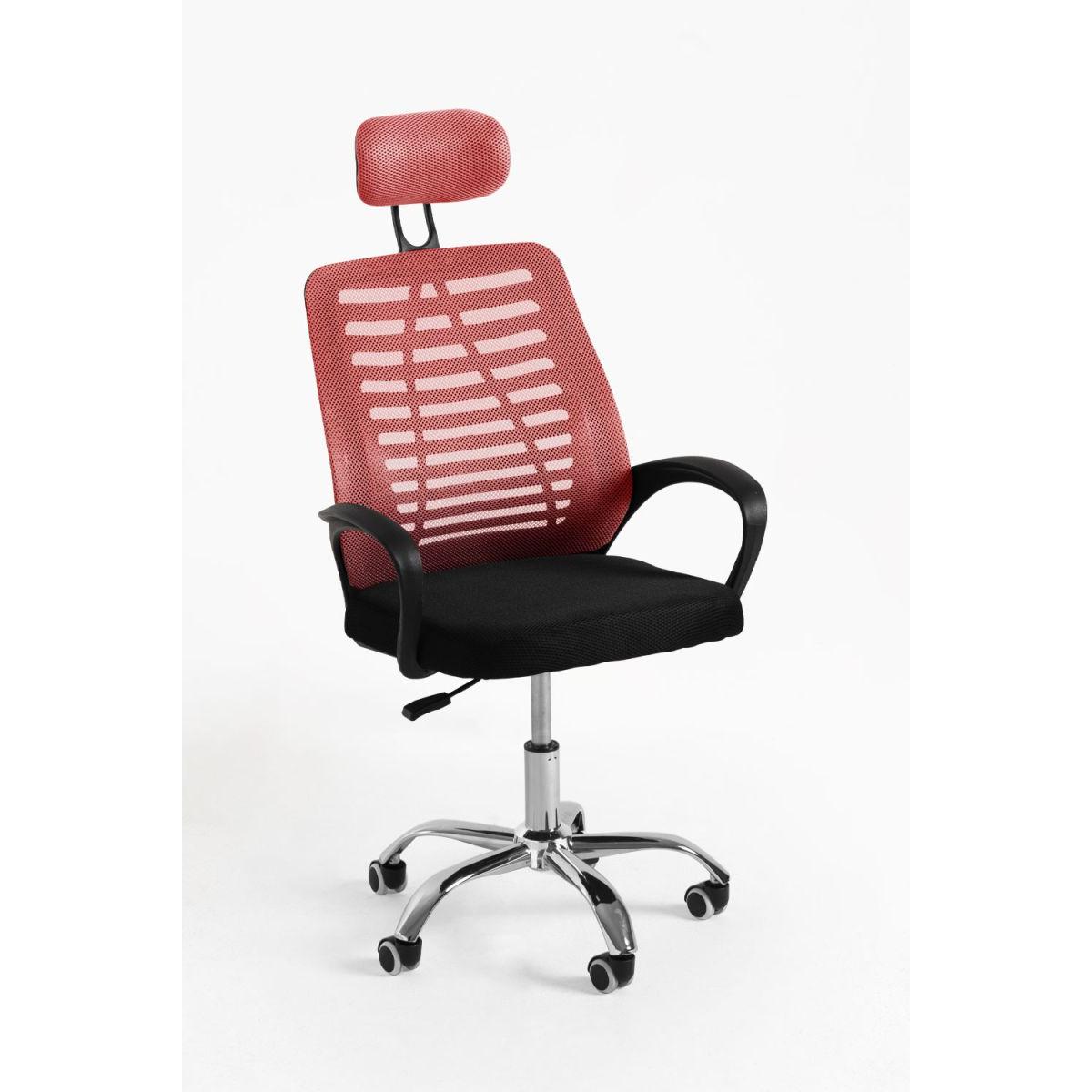 Regalos Miguel - Silla de Oficina Kontor en Rojo - Máxima Ergonomía - Ideal para Escritorio y Gaming