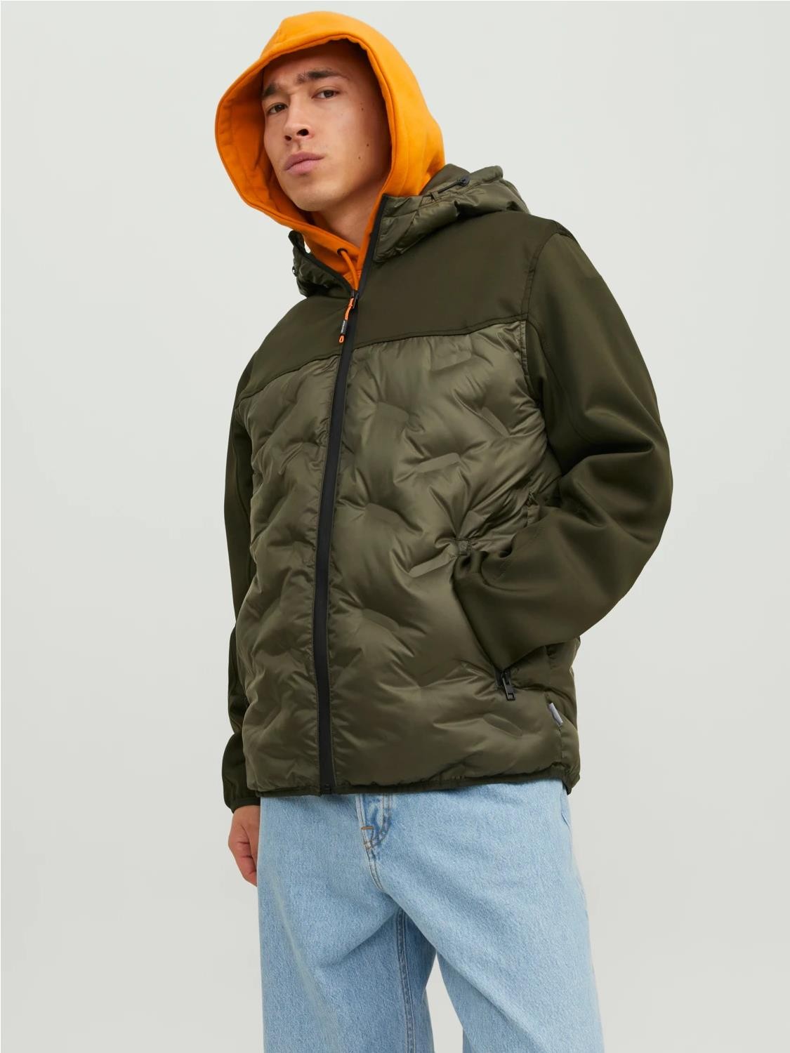 PARKA JACK & JONES HOMBRE JPRBLAKEEN BEIGE OSCURO