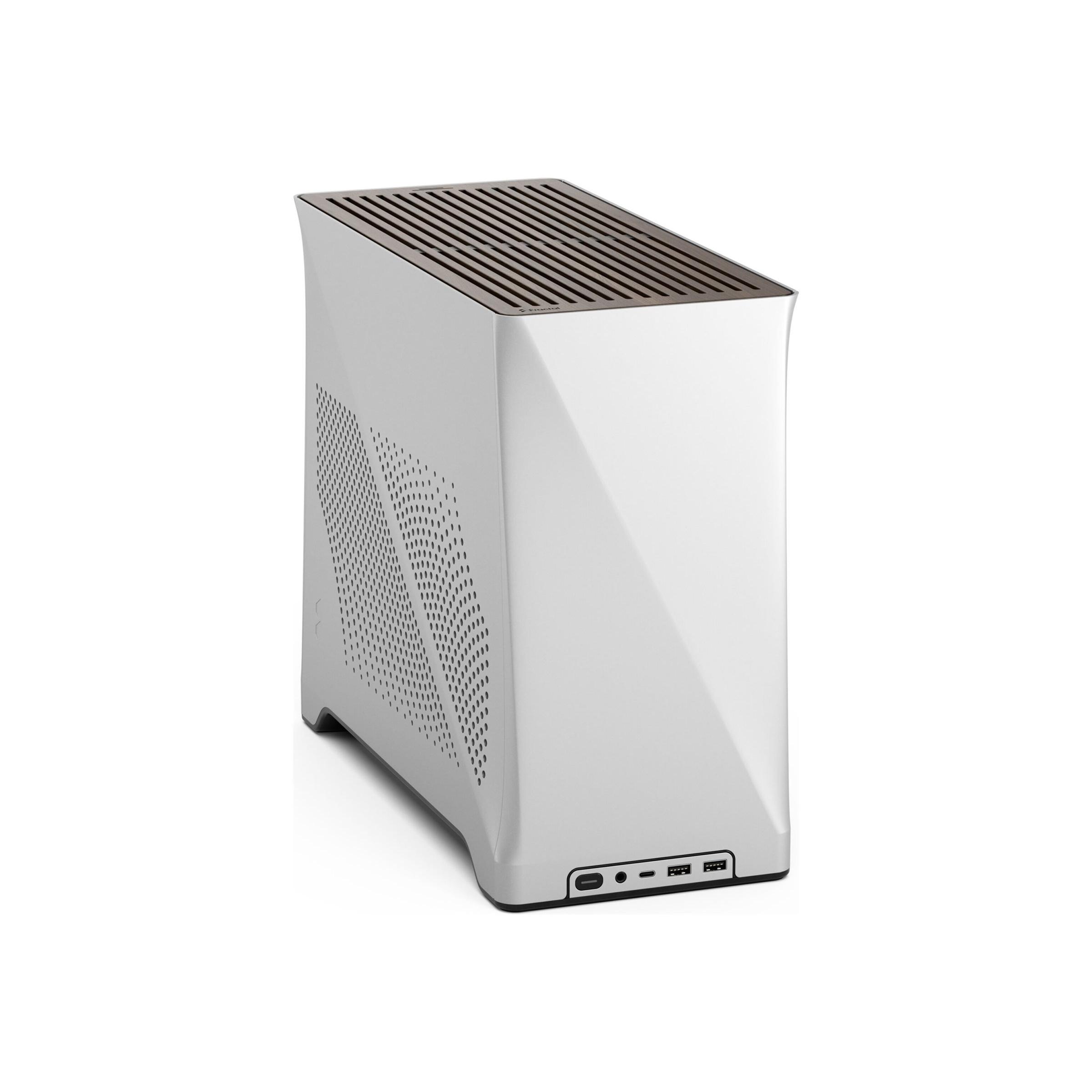 Caja de ordenador Fractal Design | Era 2 | Plateada | mITX | Fuente de alimentación incluida | SFX/SFX-L