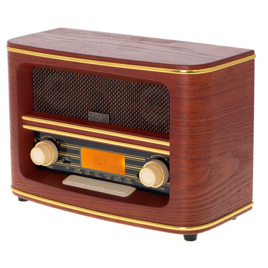 Radio Adler AD 1187 con Desconexión Automática y Reloj