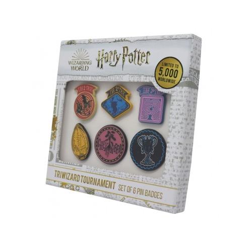 Harry Potter Limited Edition Set of 6 Triwizard Tournament Pin Badges