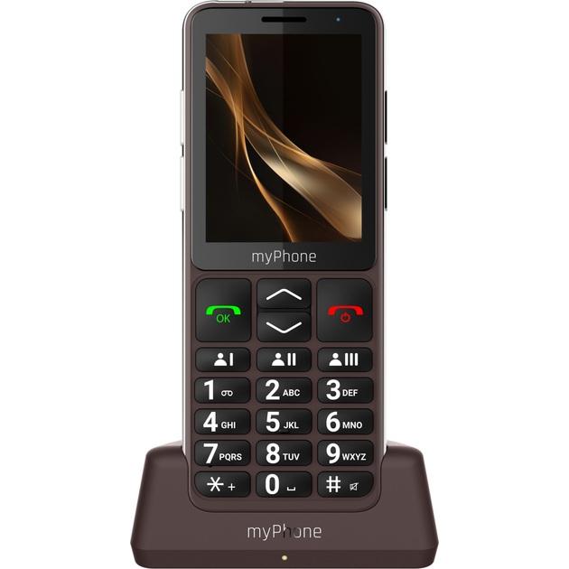 myPhone Bueno LTE Colección Praline | Marrón | 2.8" | IPS | 48 MB | 128 MB | SIM única | MicroSD | 3G | Bluetooth | Cámara principal de 2 MP | 2000 mAh