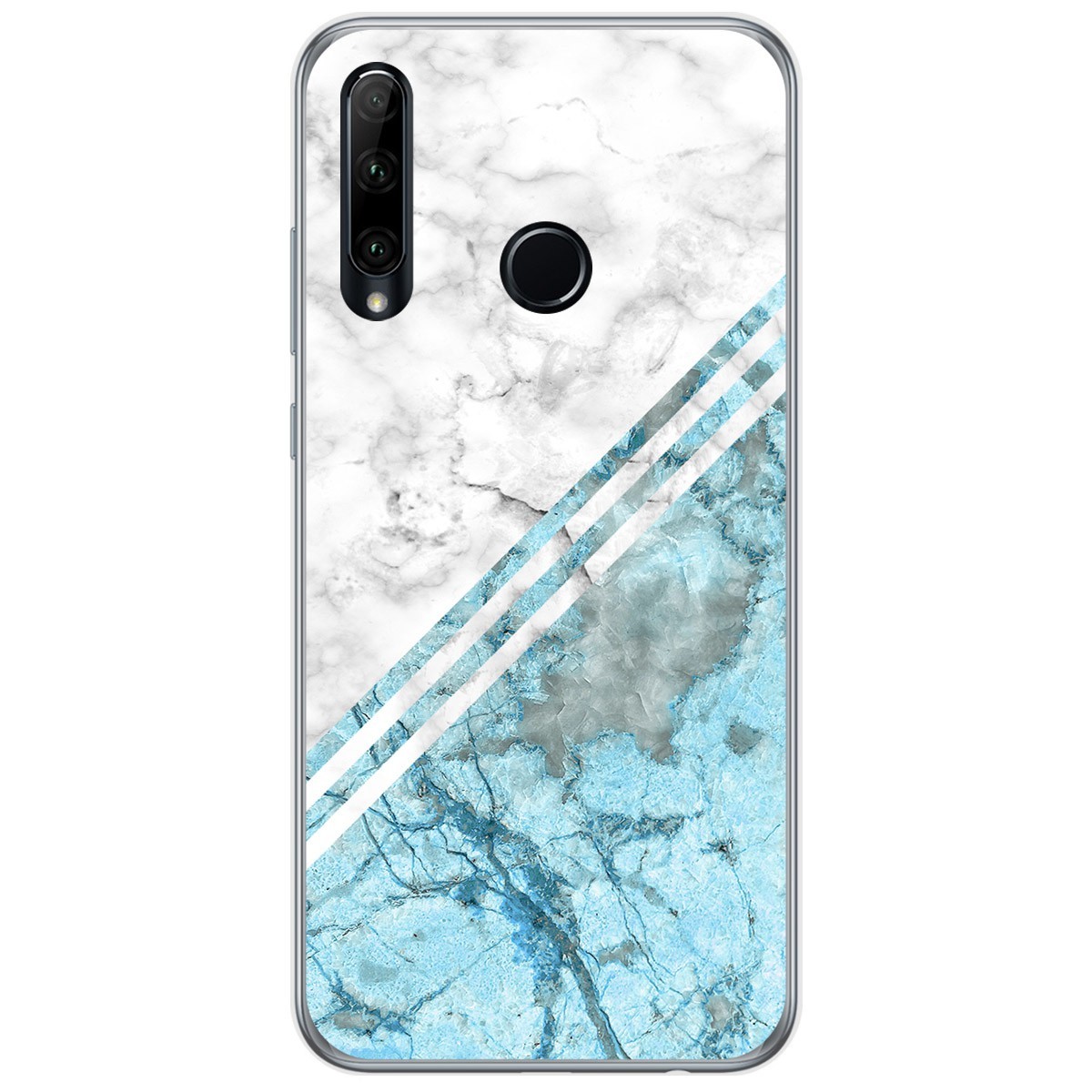 Tumundosmartphone Funda Gel Tpu para Huawei Honor 20 Lite diseño Mármol 02 Dibujos