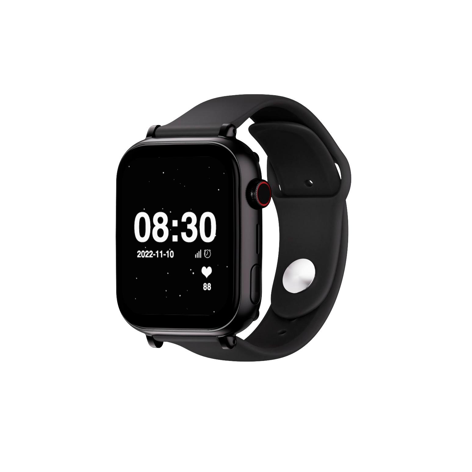 Reloj gps niño SaveFamily Relojes con GPS SaveWatch Plus 4G Reloj Inteligente niño Llamada Vídeo Face ID Correas Personalizables UltraSlim Fondos de Pantalla Musica Bluetooth App Store Negro Save Family relojes inteligentes smartwatch NO INCLUYE SIM