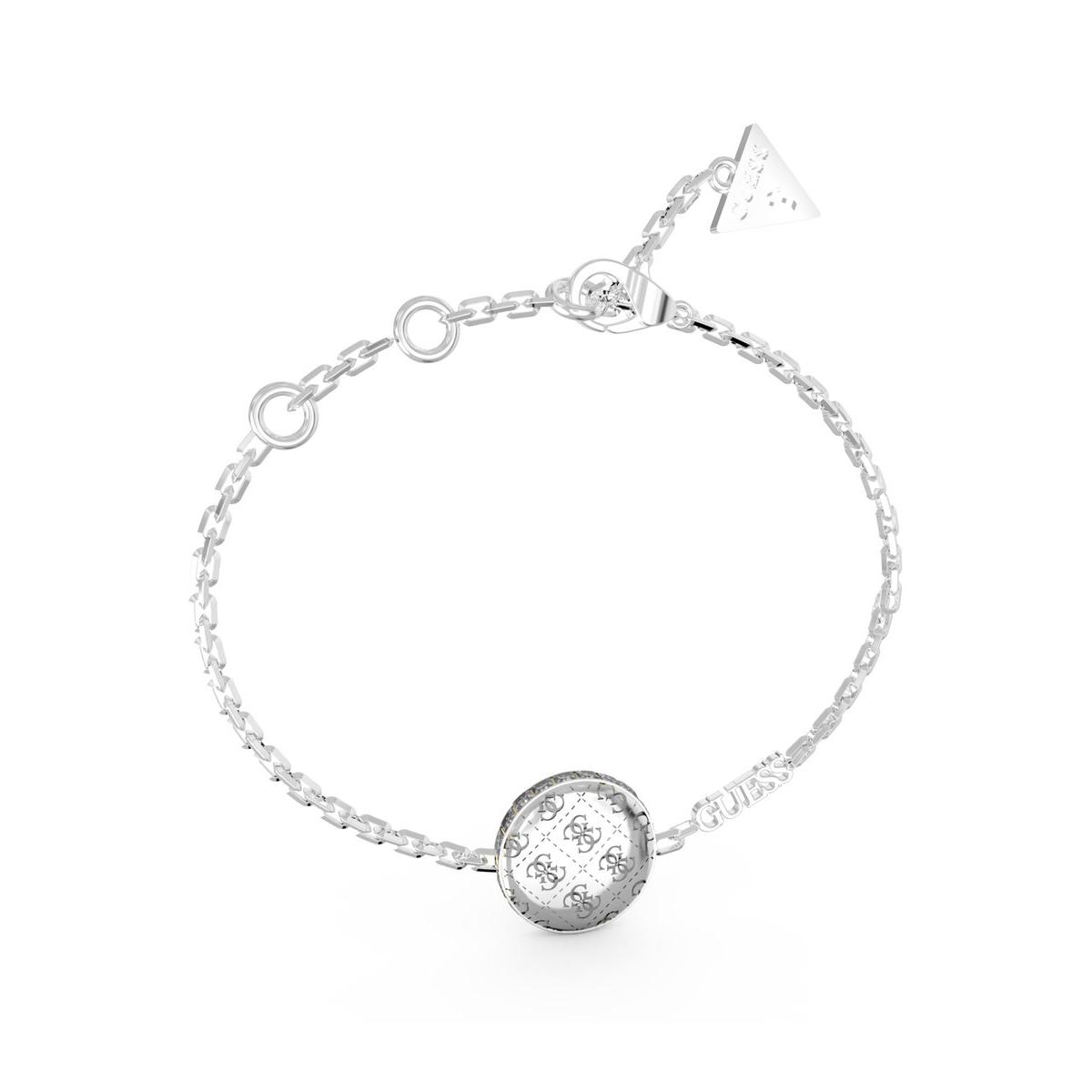 Guess Pulsera Mujer 4g Rising De Acero Plateado