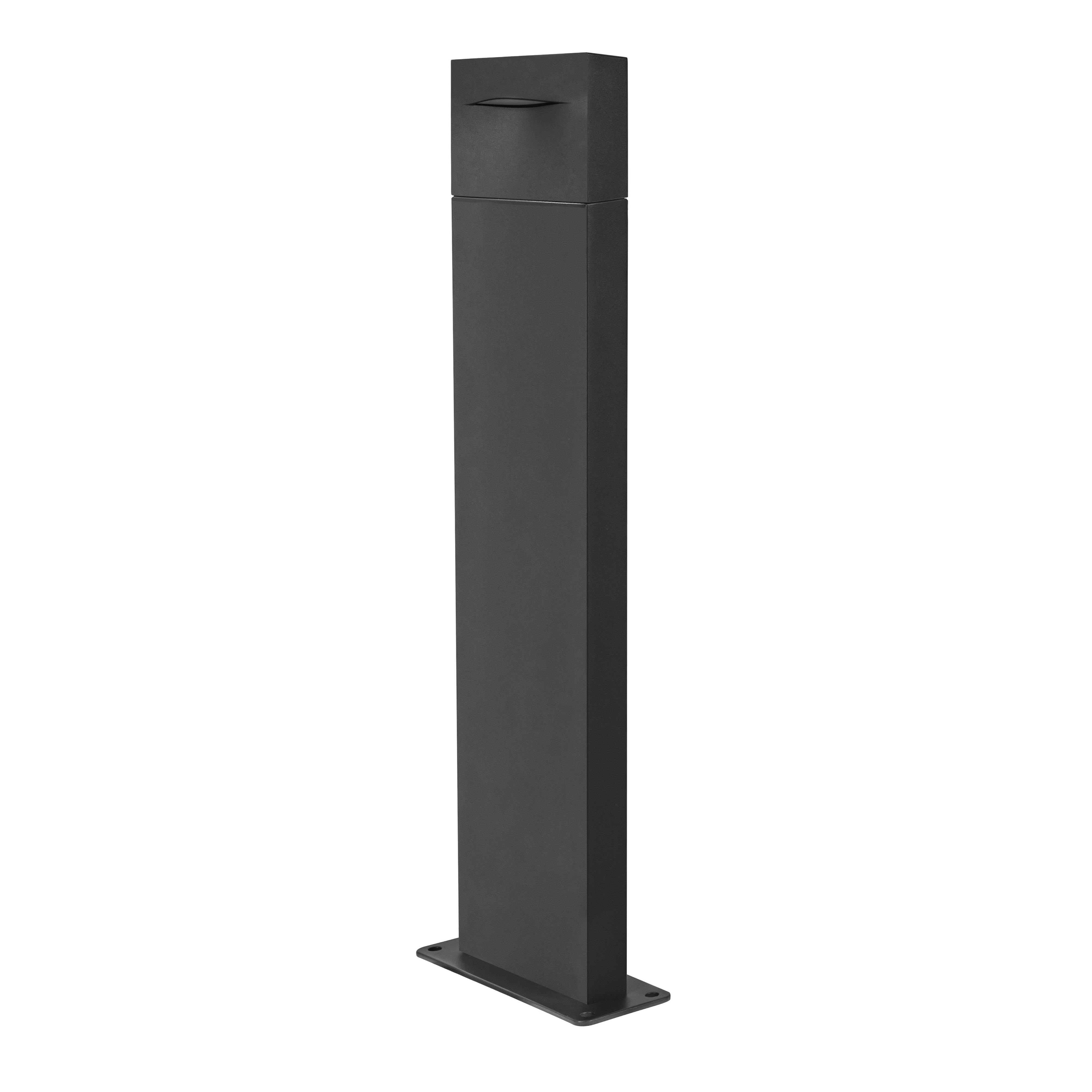 Forlight Hide - Baliza de Jardín LED 80cm Altura para Exterior IP44 Luz Neutra 4000K Color Gris Urbano
