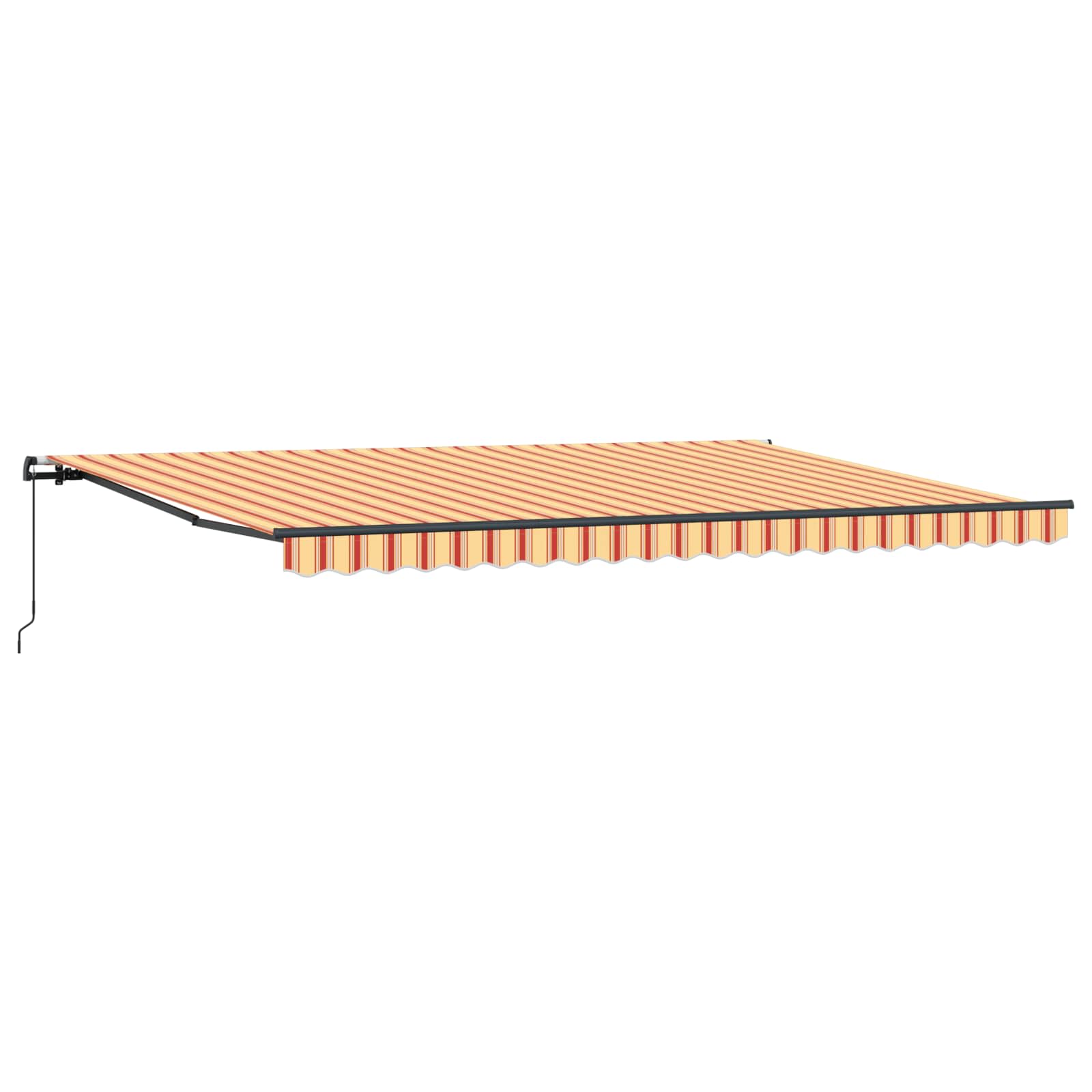 vidaXL Toldo Retráctil Poliéster y Acero 500 x 300 cm Multicolor