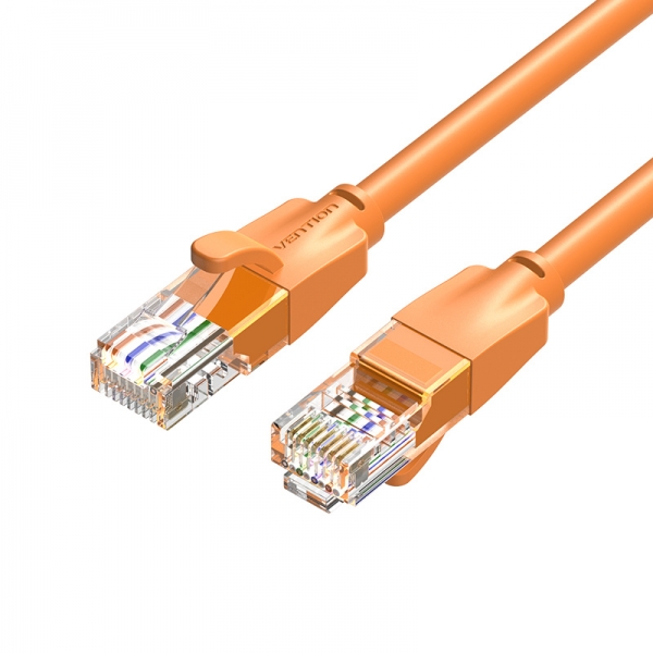 Vention cable de red rj45 utp cat.6 - 1m - color naranja