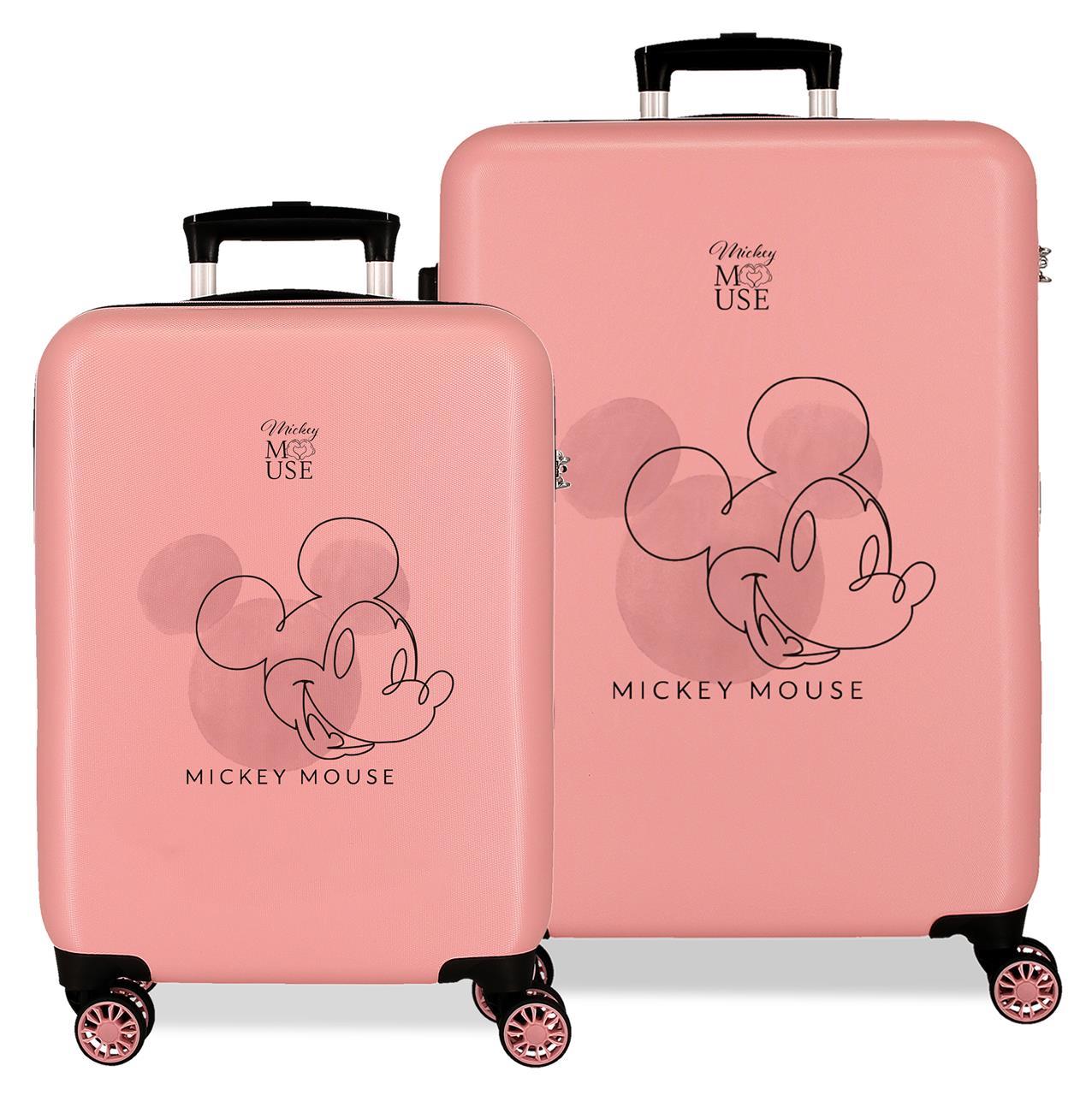 Juego de maletas Disney Mickey outline nude 68x48x26cm