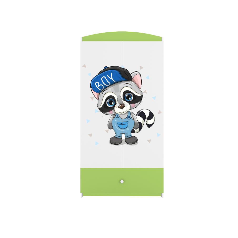 Roupeiro Kocot Kids BabyDreams Raccoon Green