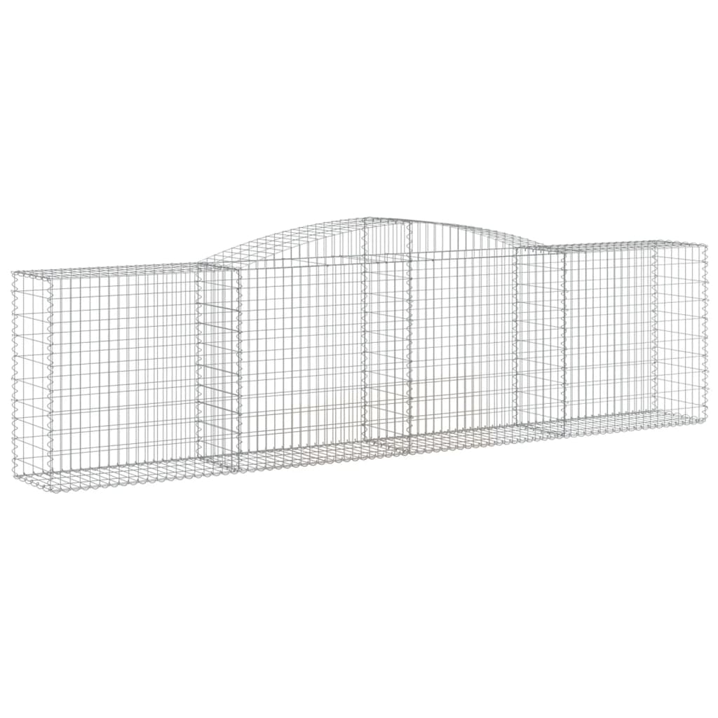 Cesta Gaviones Vidaxl Forma Arco Hierro Galvanizado