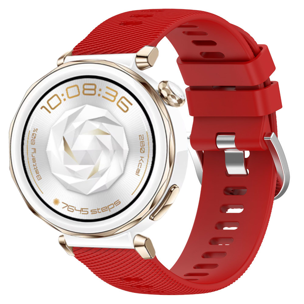 Correa de Silicona para Huawei Watch GT 5 Pro - 42mm / Watch GT 5 - 41mm / Watch GT 4 - 41mm / Garmin Venu 3S, Modelo Pulsera Hebilla Ancho 18mm