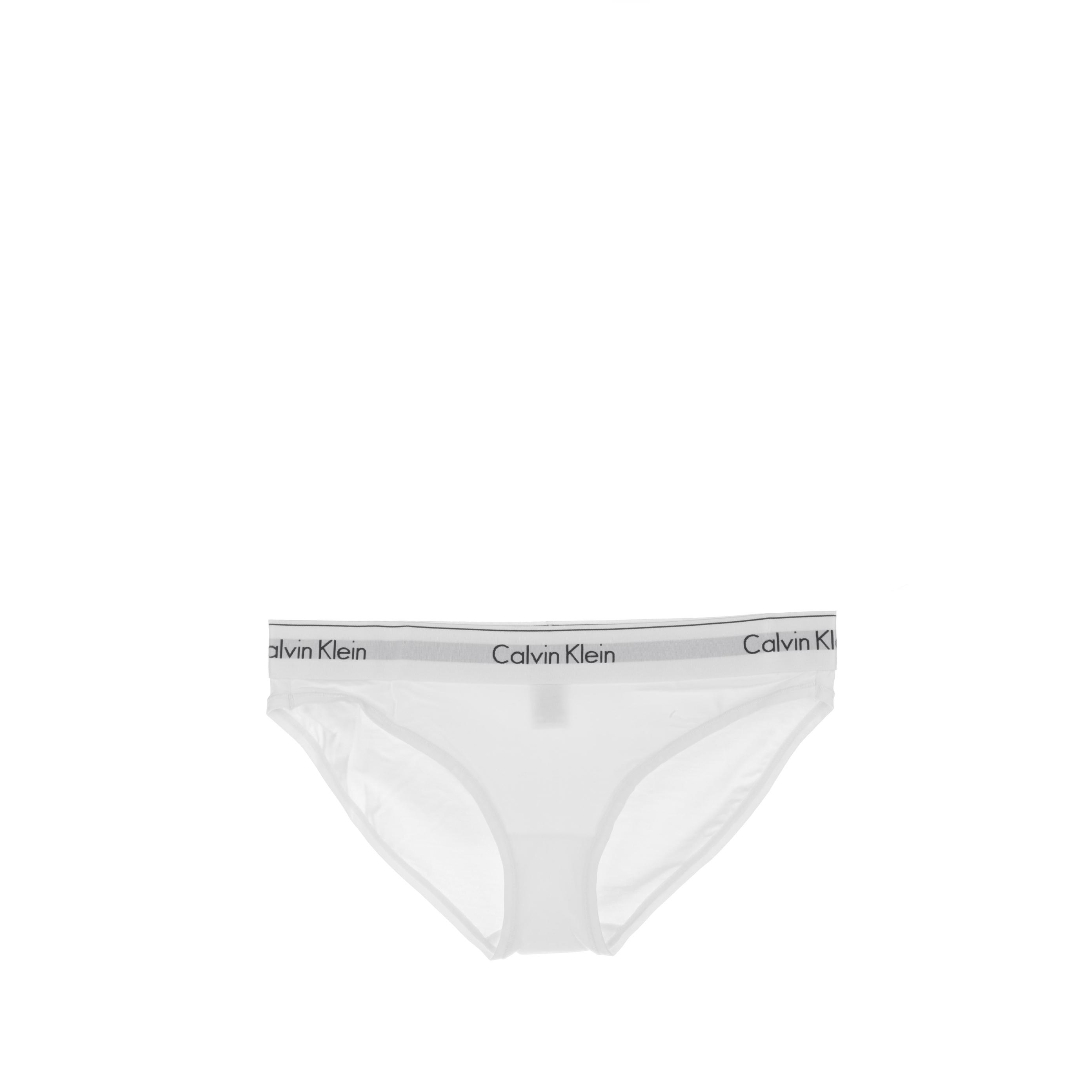 Calvin Klein - Bragas Estilo Bikini de Colección Calvin Klein con Logo y borde fino / F3787E