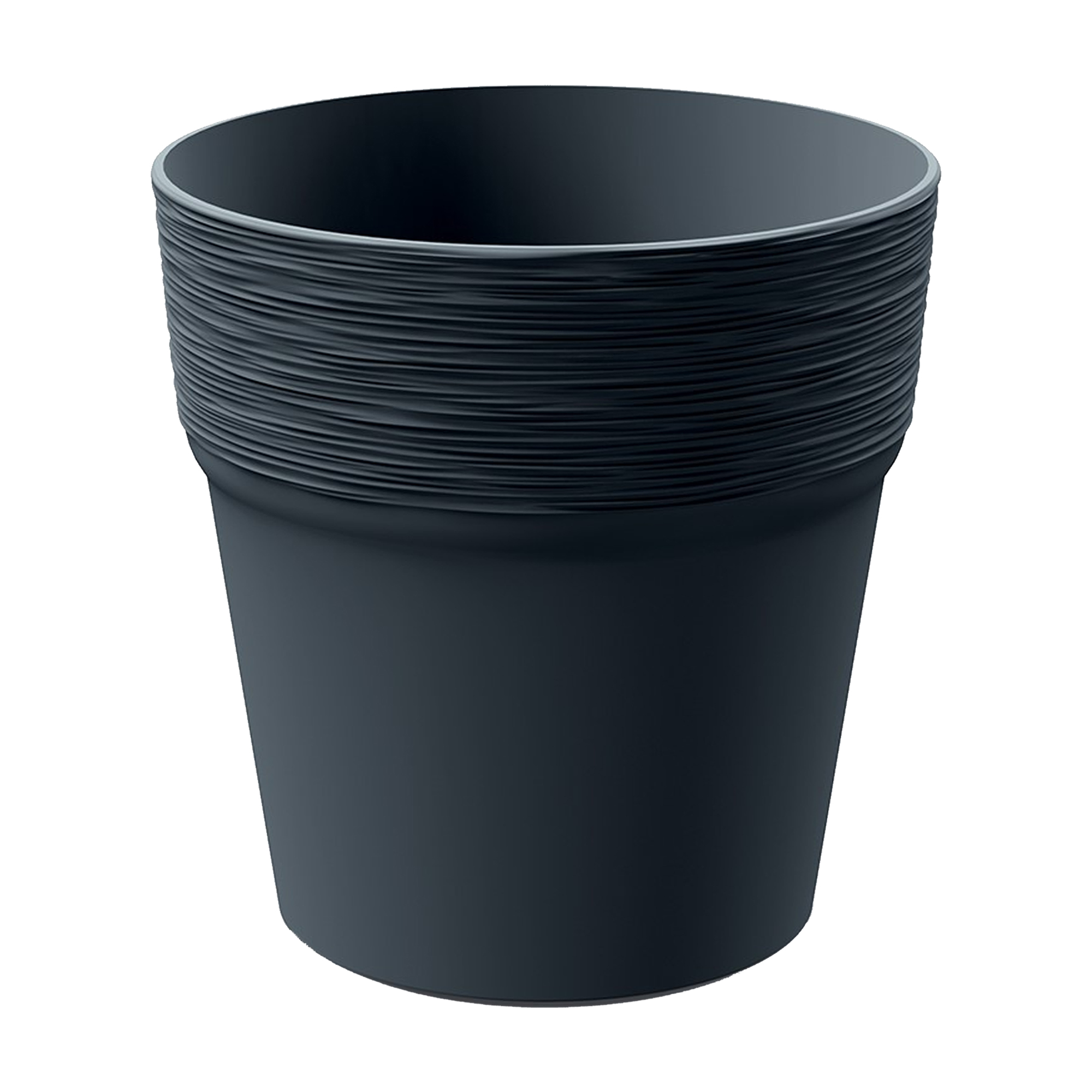 Prosperplast Maceta FURU 122x122x122 Gris Claro Resistente a la Intemperie