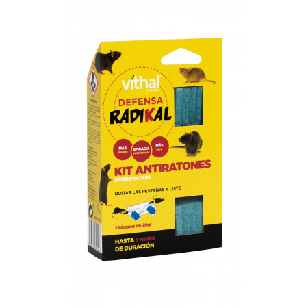 Radikal Kit anti ratones listo para usar 2uds - Vithal Garden
