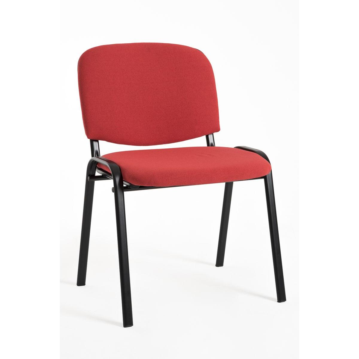 Regalos Miguel - Pack 4 Sillas de Oficina sin ruedas ni brazos Ofis - Máxima Ergonomía - Ideal para Escritorio y Gaming
