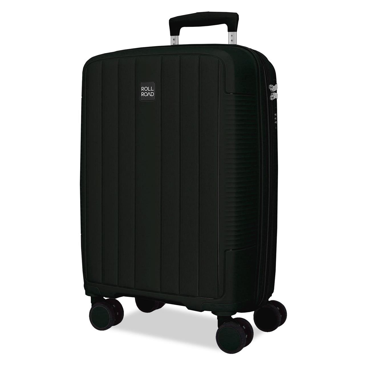 Maleta de cabina Roll road Acadia negro 35x55x22 cm