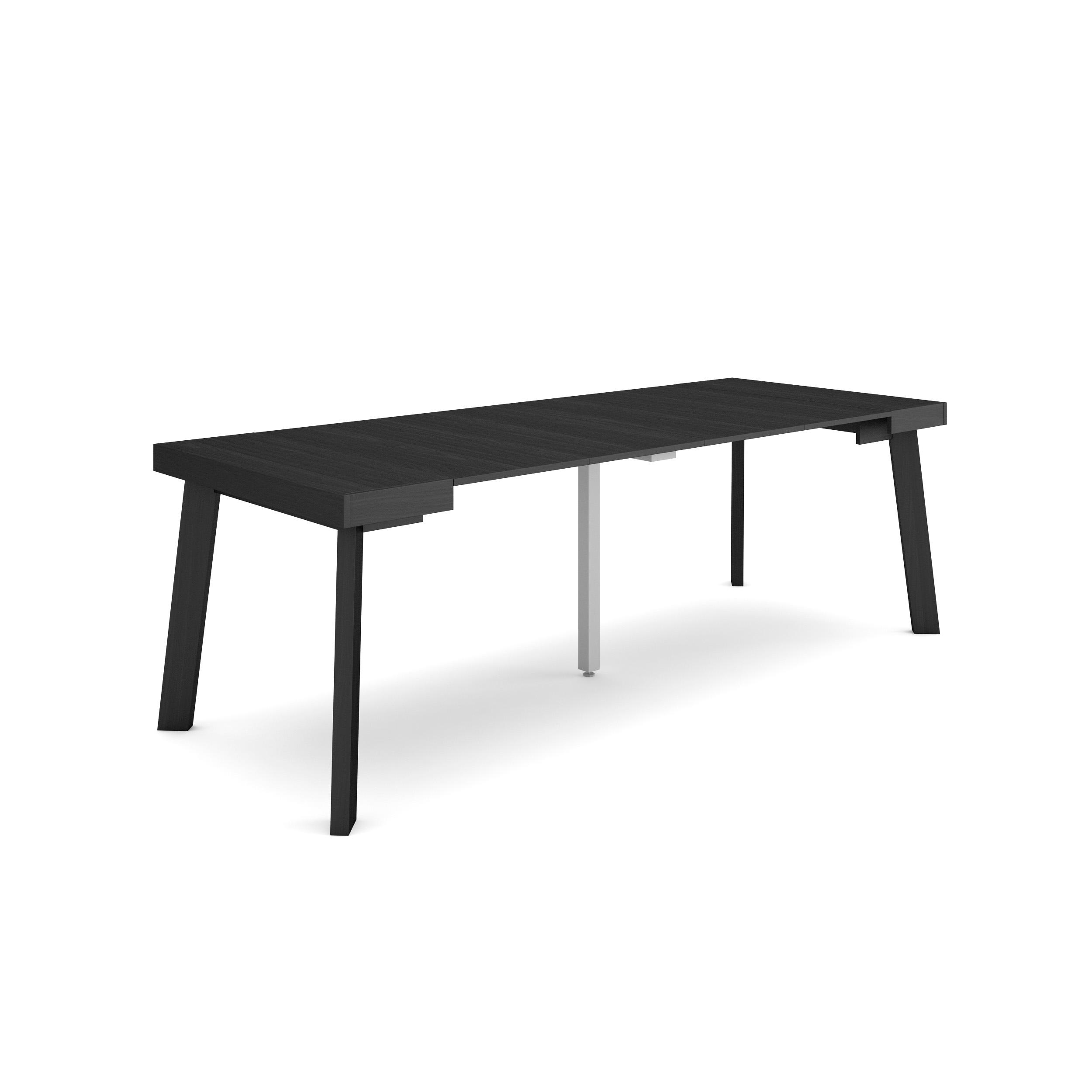 Skraut Home, Mesa Consola Extensible, Mesa Auxiliar, Tapa, 58/222x90x73cm, Práctica y Versátil, Estilo Moderno, Fácil Montaje