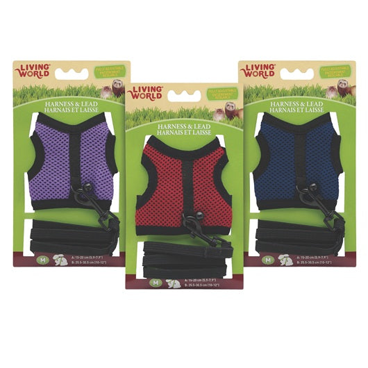 Arnés de Confort Living World para Mascotas Pequeñas, Seguro y Cómodo para Paseos Diarios