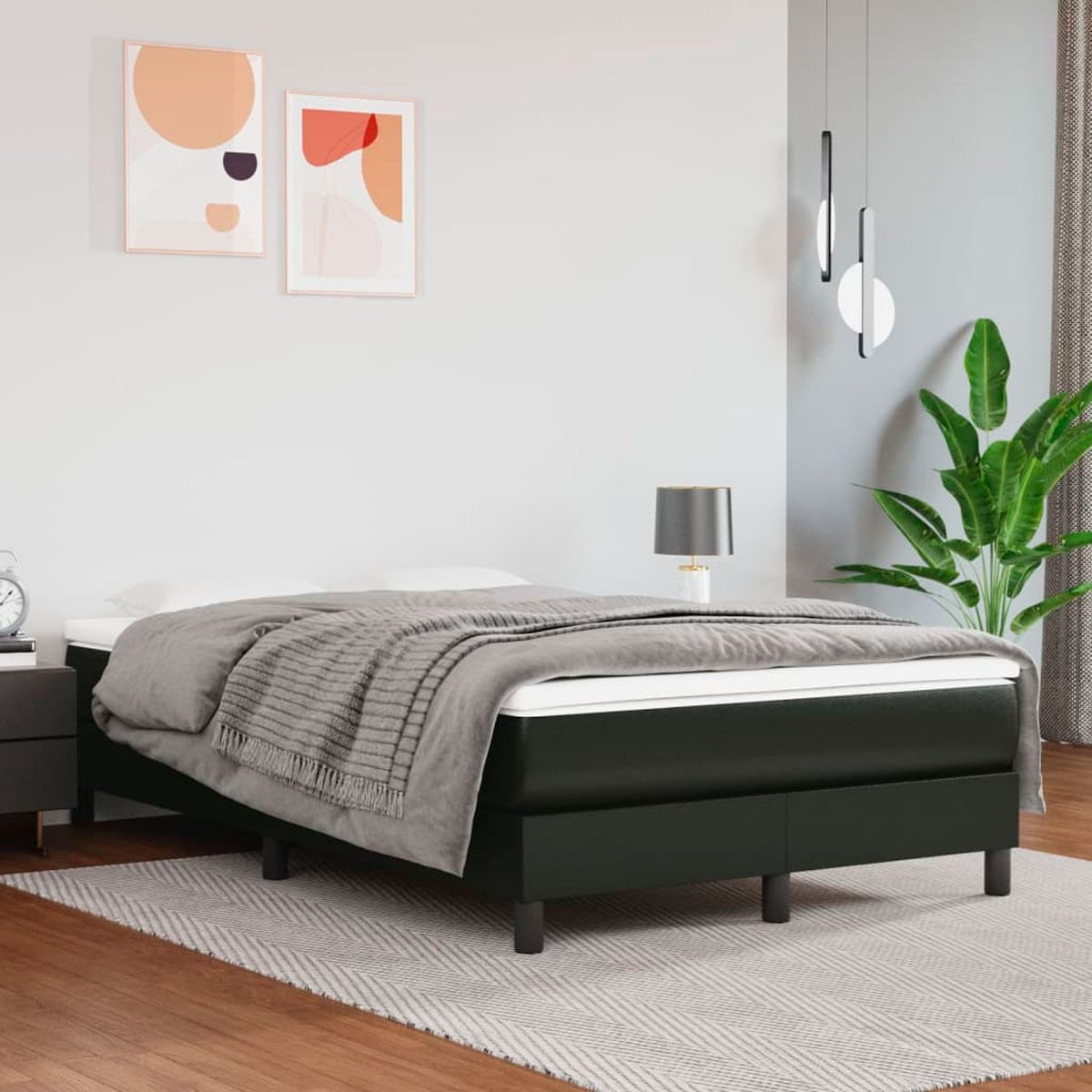 Estructura de cama Houston cuero sintético