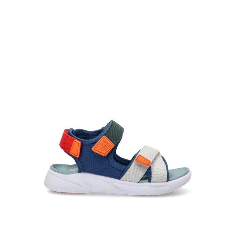 Sandalia Gioseppo - Niño - Suela Plana - Modelo Brigham - Color Azul