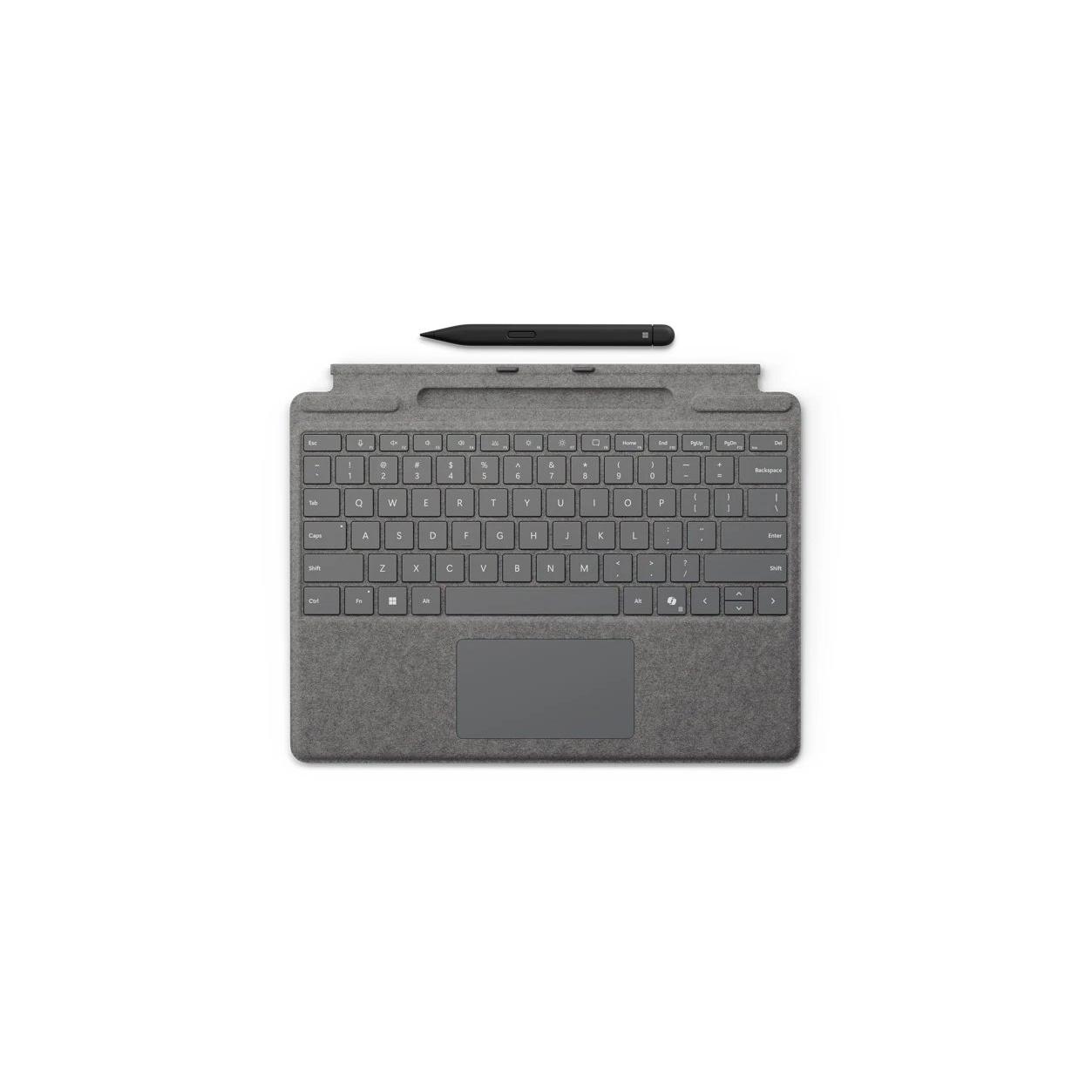 Microsoft - Teclado mecánico 8X6-00225 para Surface Pro 11/8/9 con teclas retroiluminadas, panel táctil preciso y soporte integrado para Surface Slim Pen 2