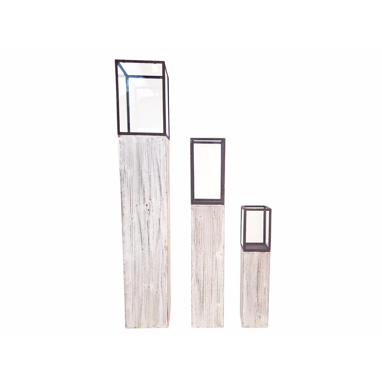Mesa auxiliar pie madera blanca decap. 120 cms. s/3 21dx120 cms. El mejor complemento para tu hogar lo encontrarás aquí.