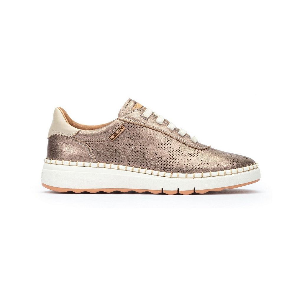 PIKOLINOS 6621CLC1 Zapatillas casual de mujer bronce PIEL 525