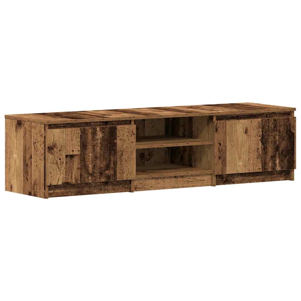 vidaXL Mueble de TV madera de ingeniería 140x40x36 cm Multicolor