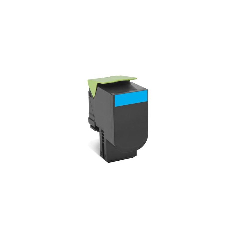 Lexmark - 802XC cartucho de tóner 1 pieza(s) Original Cian 80C2XC0