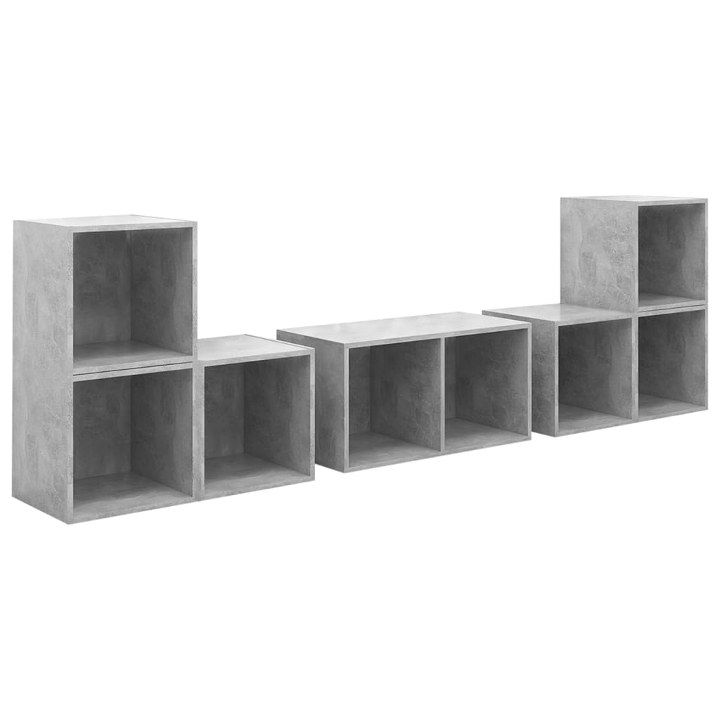 vidaXL Muebles de salón 6 piezas madera ingeniería, Mueble de Salon, Mueble TV, Mueble TV salon, Mesa de TV, Mueble tele