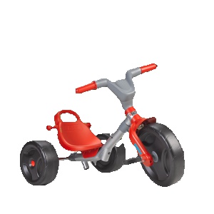 FEBER - Evo Trike Plus, Triciclo para Niños con Estructura Metálica y Cinturón de Seguridad, Silla de Empuje, Triciclo y Chopper con Pedales, Asa Regulable con Bolso, 1 a 3 Años, Famosa (800010946)