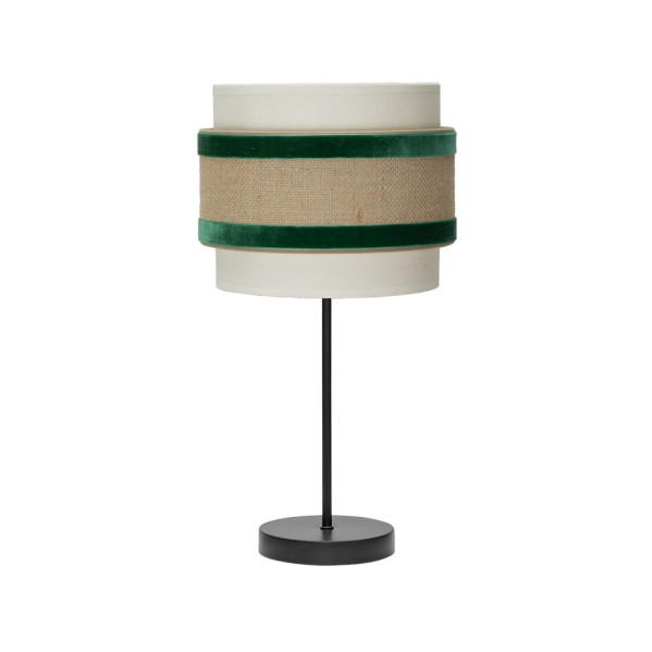 Sobremesa peq. cornalina 1x14 beis/verde  47x18x18cm