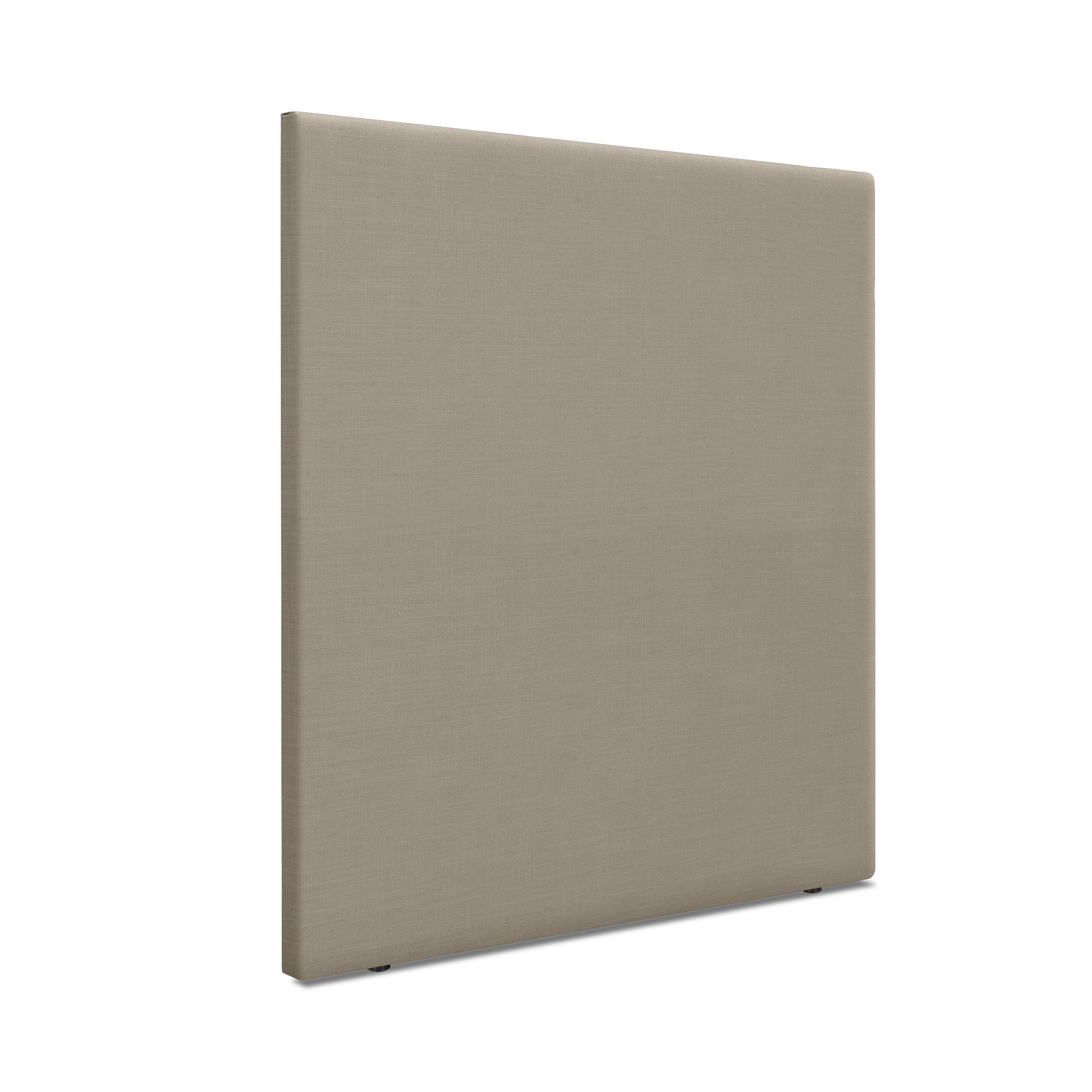 DHOME Cabecero de Lino Natural Liso Hasta el Suelo con 8cm de Grosor Cabezal Tapizado Cama Dormitorio Moderno Top Trending