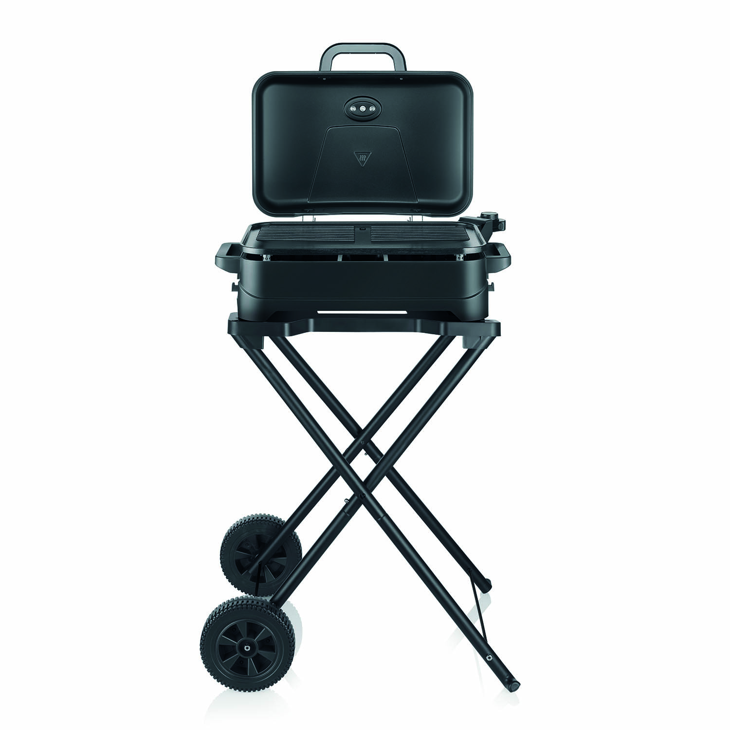 Barbacoa eléctrica SEVERIN con patas y tapa 2300W, superficie 45x30 cm, cable 195 cm, grill grande jardín 8598
