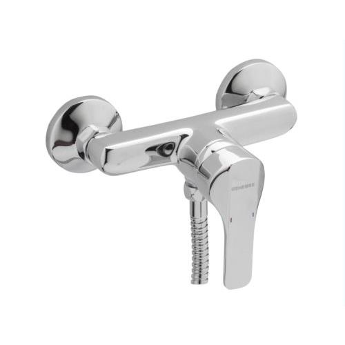 Grifo de ducha GENEBRE K8 monomando cromado con kit
